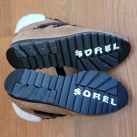 SOREL Harlow™ Waterproof Faux Shearling Lined Leather Chelsea Bootie Siz… - Picture 11 of 11